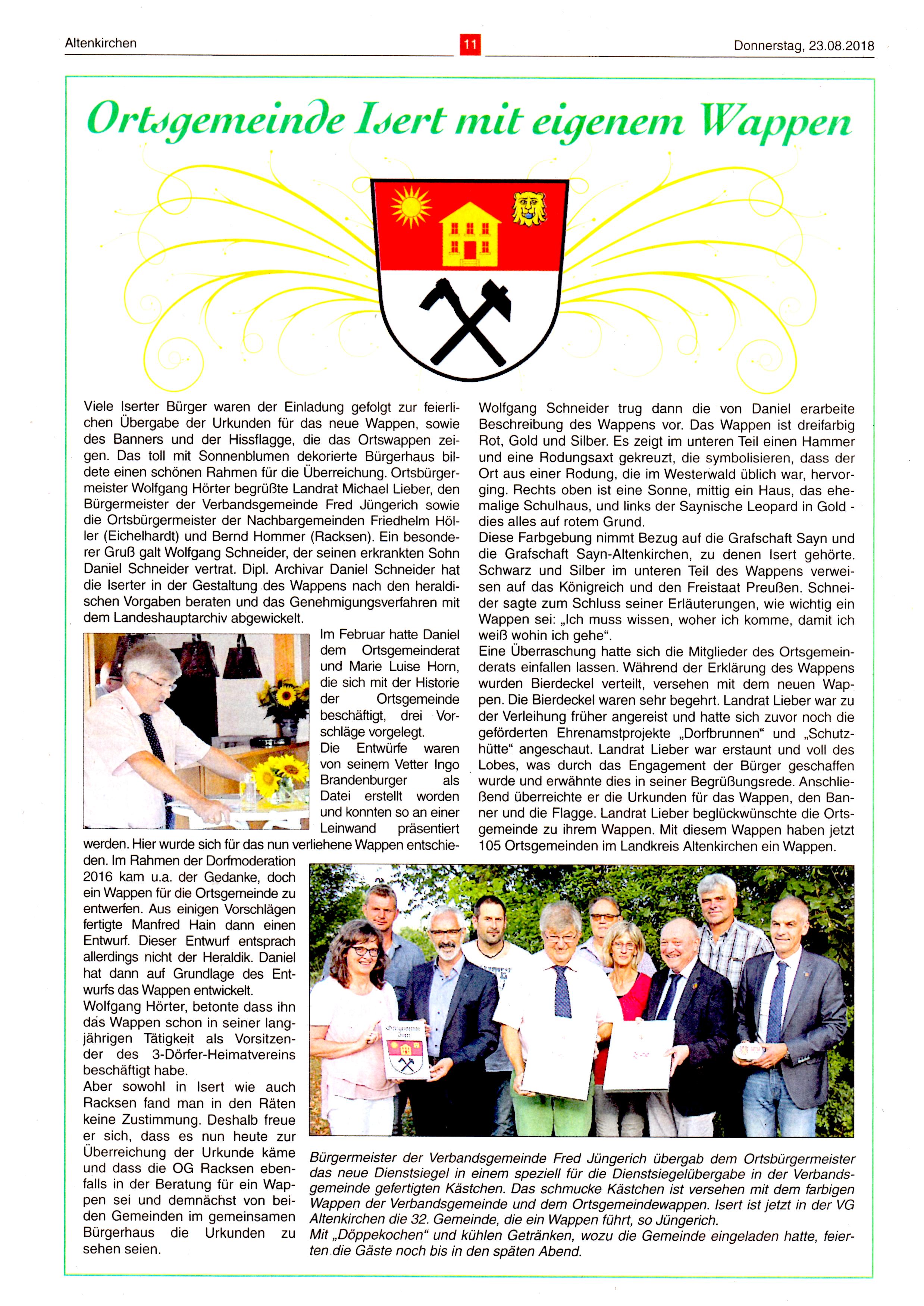 Mitteilungsblatt 20.08.2018